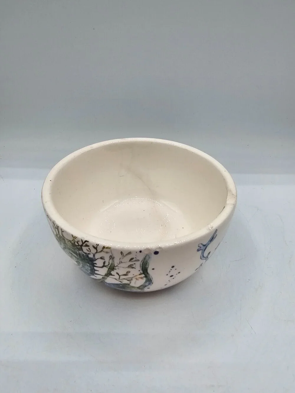 Pier 1 Imports Sea Life small dip bowl Seahorse Nautical *Small Chip*